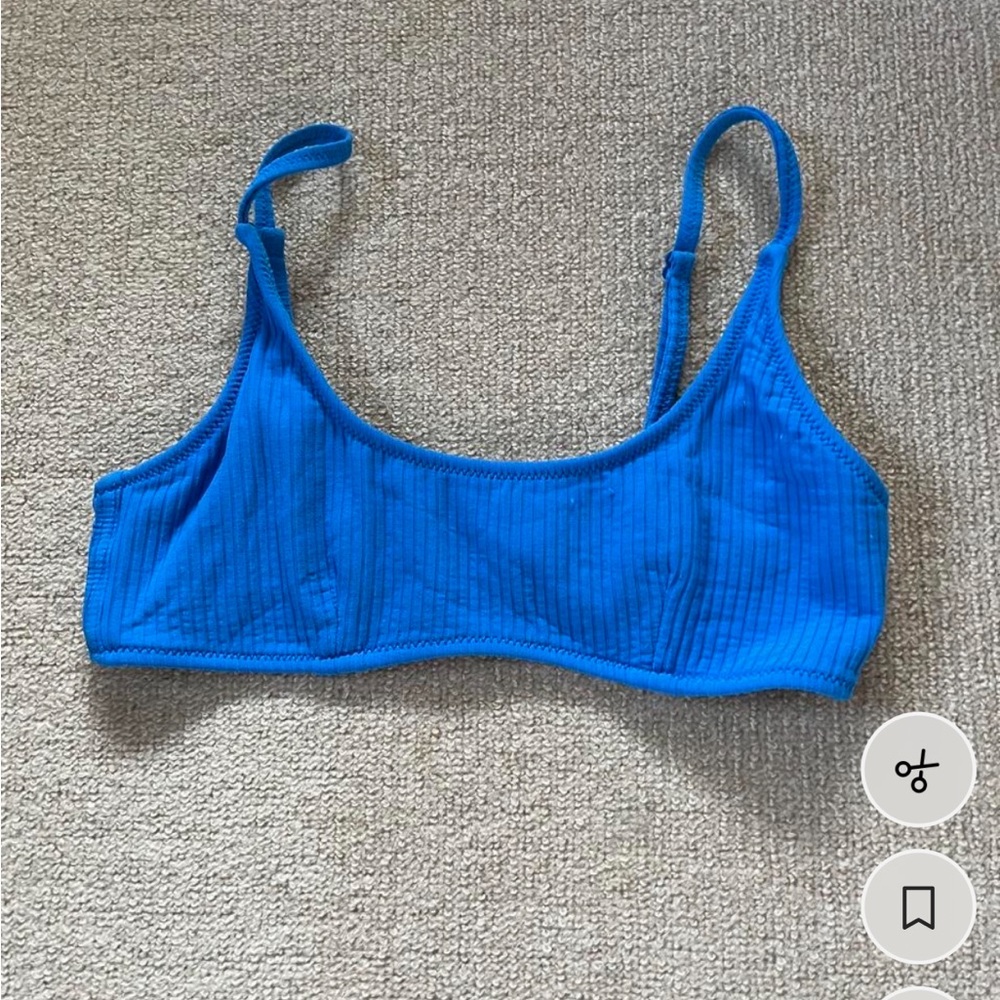 triangl swimwear Maci blue bikini top